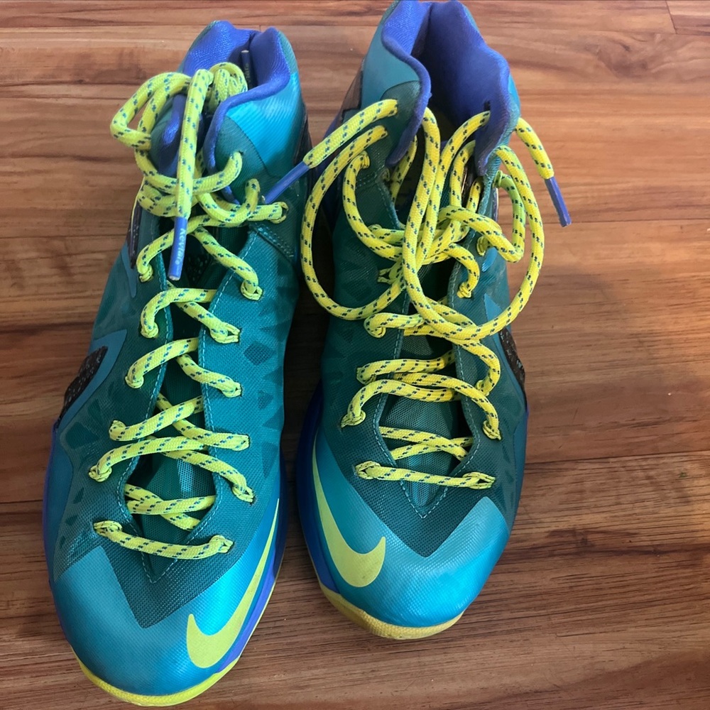 Nike LeBron X P.S Elite “Sport Turquoise” used men Sz 9.5